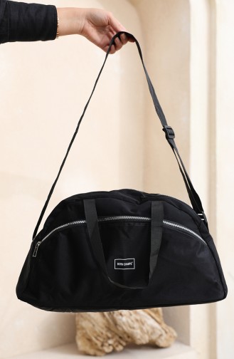 Born Champs Double Zippered Suitcase Bag 5025-01 Black 5025-01