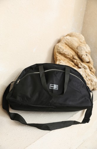 Born Champs Double Zippered Suitcase Bag 5025-01 Black 5025-01