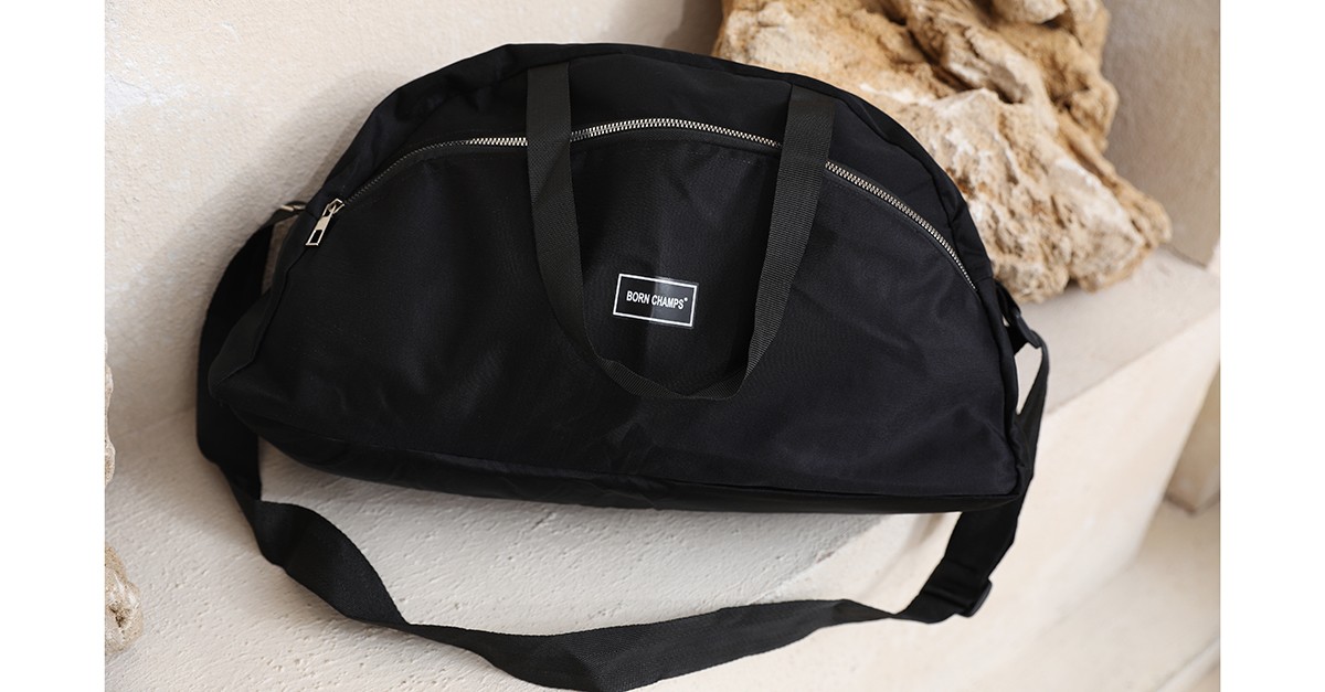 Born Champs Gepacktasche Mit Doppeltem ReiBverschluss 5025 01 Schwarz 5025 01 Sefamerve