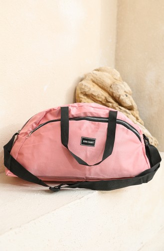 Born Champs Çift Fermuarlı Valiz Çanta 5025-03 Pembe