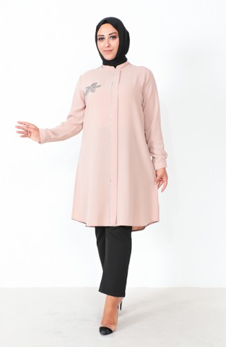 Stone Gedetailleerde Tuniek 2026-05 Beige 2026-05