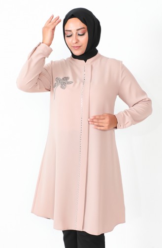 Stone Gedetailleerde Tuniek 2026-05 Beige 2026-05