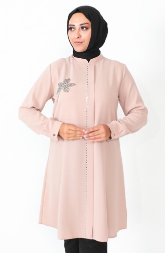 Stone Gedetailleerde Tuniek 2026-05 Beige 2026-05