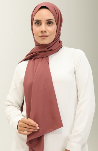 Châle Medina Uni En Soie 2027-02 Rose Poudré Foncé 2027-02
