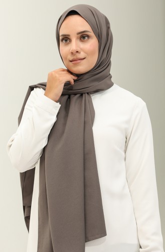شال سادة حرير المدينة 2027-03 رمادي غامق 2027-03