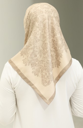 إيشارب منقوش كاراجا 81021-01 كريمي ذهبي 81021-01
