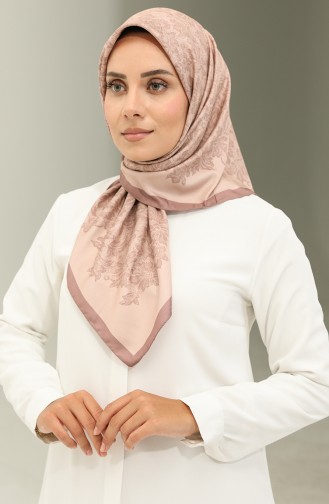 Karaca-patroon Sjaal 81021-02 Powder Dusty Rose 81021-02