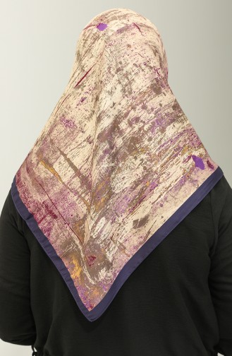 Karaca Patterned Scarf 81025-06 Brown Mustard 81025-06