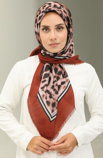 Leopard Pattern Scarf 2029-04 Tan 2029-04