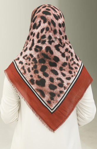 Leopard Pattern Scarf 2029-04 Tan 2029-04