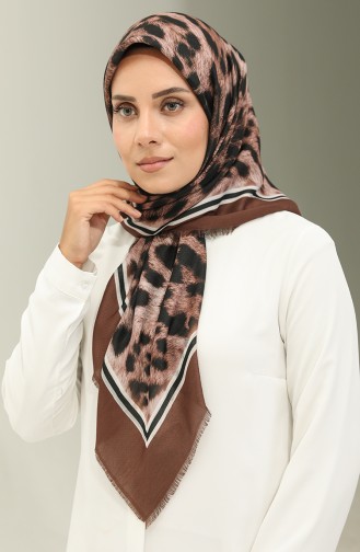 Leopard Pattern Scarf 2029-06 Milky Coffee 2029-06