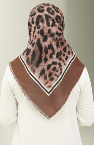 Leopard Pattern Scarf 2029-06 Milky Coffee 2029-06