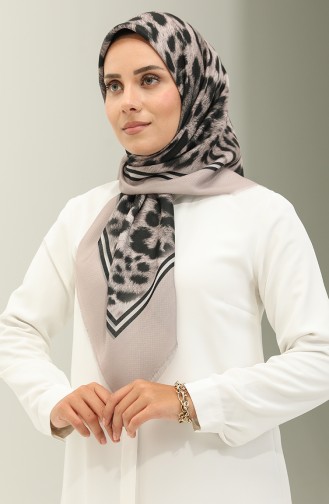 Leopard Pattern Scarf 2029-07 Mink 2029-07
