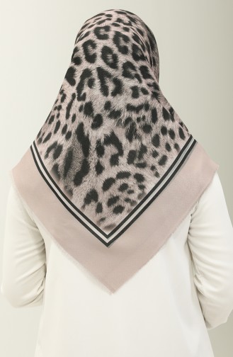 Leopard Pattern Scarf 2029-07 Mink 2029-07