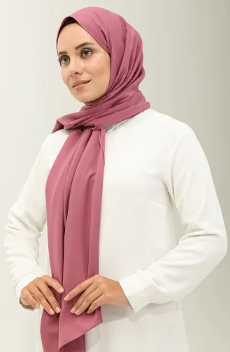 Medine İpeği Düz Şal 2027-12 Gül Kurusu