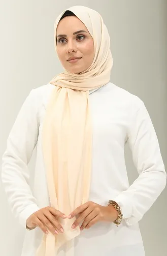 Medina Silk Plain Shawl 2027-13 Light Beige 2027-13