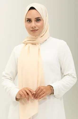 Medina Silk Plain Shawl 2027-13 Light Beige 2027-13