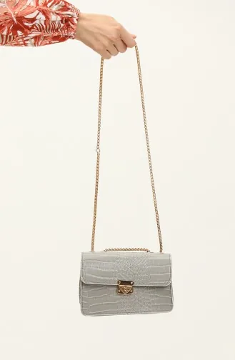Stilgo women s Shoulder Bag DM49Z-10 Gray 49Z-10