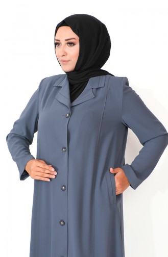 Par dessus Boutonnés Grande Taille 2422-03 Gris 2422-03