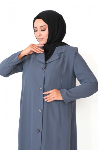 Par dessus Boutonnés Grande Taille 2422-03 Gris 2422-03