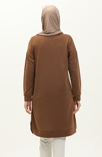 Slit Sports Tunic 0065-01 Brown 0065-01