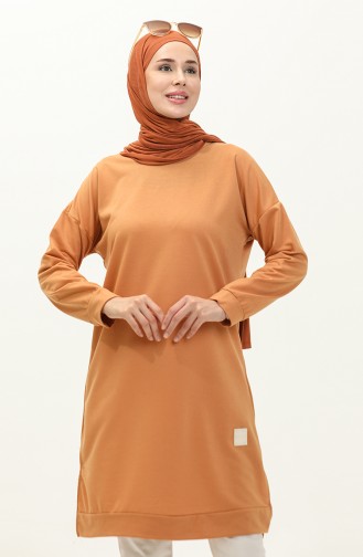 Slit Sports Tunic 0065-07 Camel 0065-07