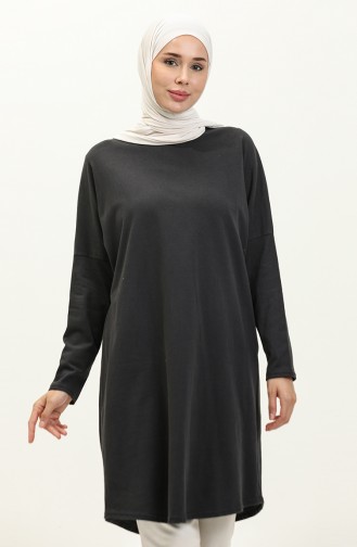 Bat Sleeve Seasonal Tunic 8646-01 Anthracite 8646-01