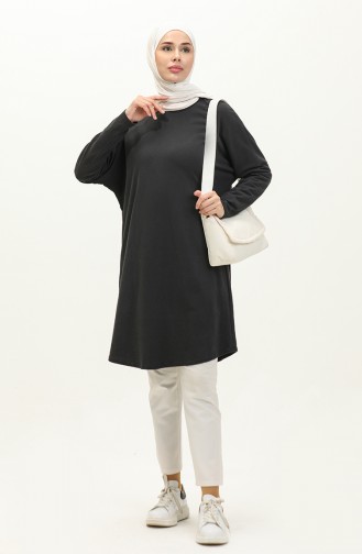 Bat Sleeve Seasonal Tunic 8646-01 Anthracite 8646-01