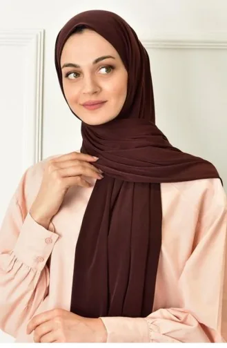 شال ساندي ليكرا قطن ممشط سادة بني مر ساندي00 032 1756