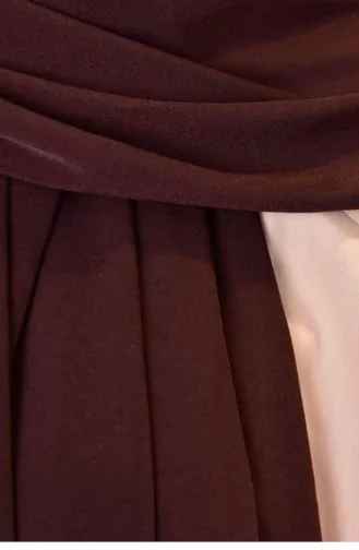شال ساندي ليكرا قطن ممشط سادة بني مر ساندي00 032 1756