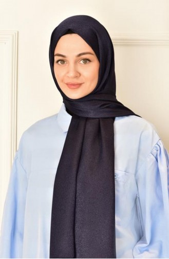 Châle Uni Platinum Bleu Marine Platinum00 002 3110