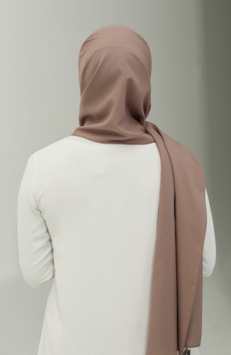 Medina Silk Plain Shawl 2027-26 Dark Mink 2027-26