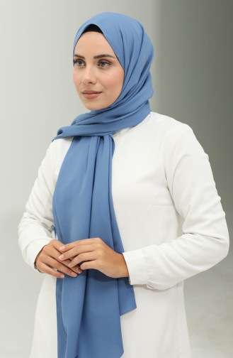 Schlichtes Medina-Seidentuch 2027-30 Denimblau 2027-30
