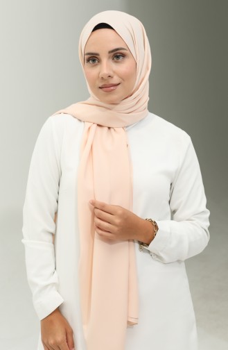 Medina Silk Plain Shawl 2027-31 Beige 2027-31