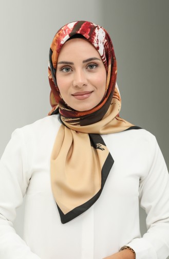 إيشارب منقوش كاراجا  81023-02 أسود  ذهبي 81023-02