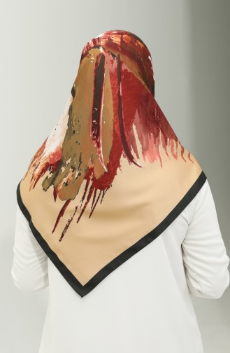 إيشارب منقوش كاراجا  81023-02 أسود  ذهبي 81023-02