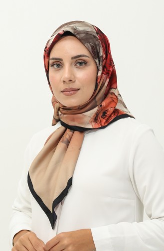 Karaca Print Scarf 81027-04 Black Red 81027-04