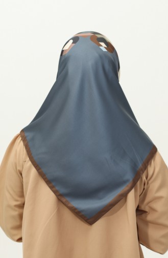 Karaca Twill-sjaal Met Patroon 81031-02 Bruine Kaneelkleur 81031-02