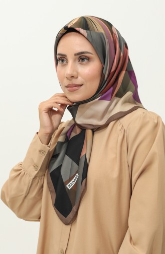 Karaca Écharpe à Motifs 81032-07 Beige Noir 81032-07