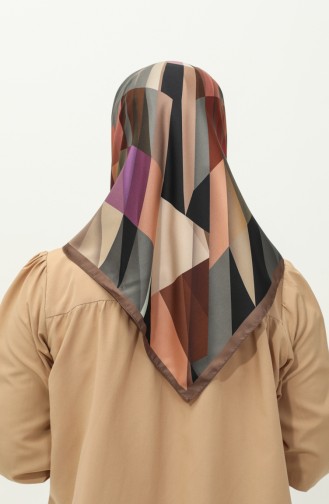 Karaca Écharpe à Motifs 81032-07 Beige Noir 81032-07