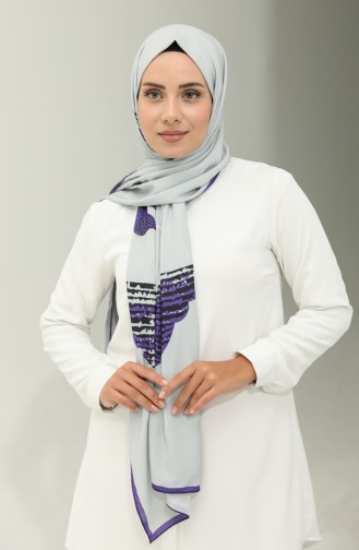 Design Shawl 8676-02 Purple 8676-02