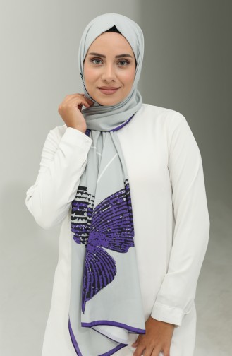 Design Shawl 8676-02 Purple 8676-02