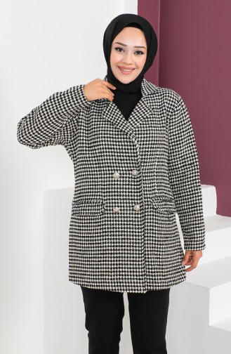 Düğmeli Blazer Ceket 23K8766-01 Siyah