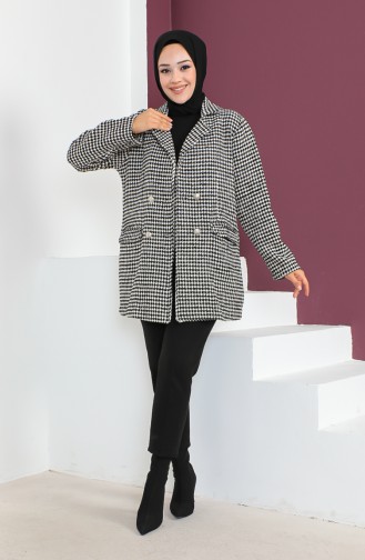 Düğmeli Blazer Ceket 23K8766-01 Siyah