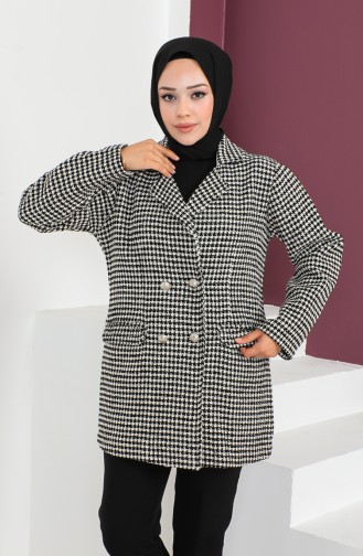 Düğmeli Blazer Ceket 23K8766-01 Siyah