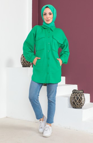 Quilted Jacket 23k8798-03 Green 23K8798-03