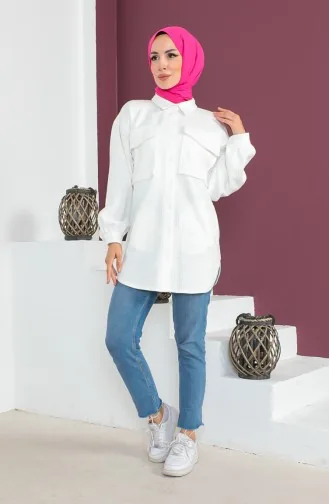 quilted Jacket 23k8798-04 Ecru 23K8798-04