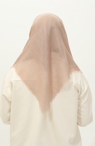 Plain Flamed Scarf 90155-02 Light Mink 90155-02