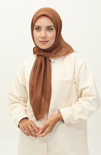 إيشارب سادة بتصميم ملتهب 90155-03 لون بني 90155-03