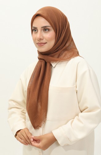 إيشارب سادة بتصميم ملتهب 90155-03 لون بني 90155-03